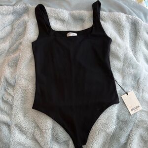 Aritzia Classic Black Bodysuit